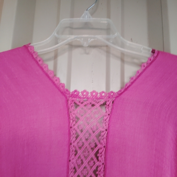 NEW Women's Purple Fuchsia Kimono One Size - Picture 9 of 12